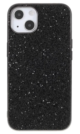 EIDERWOOD iPhone 14 Glitter Hybrid Deksel - Svart