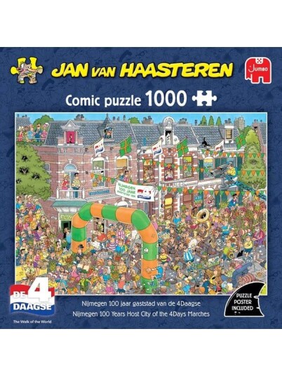 Jan van Haasteren Nijmegen 100 Years Host City of the 4Days Marches 1000