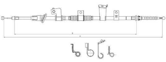 Bremsewire METZGER 17.2301