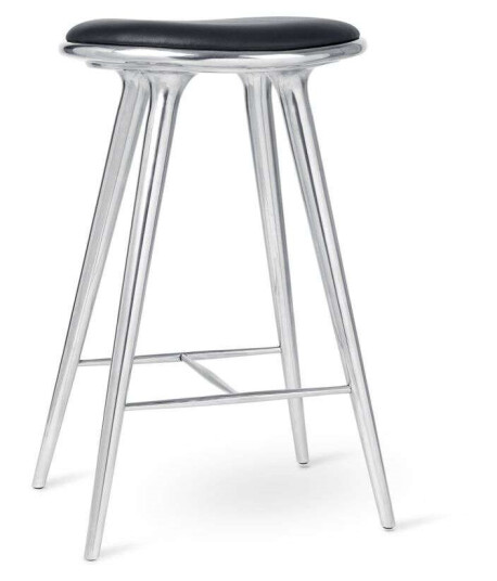 Mater - High Stool H74 Recycled Aluminum Mater - High Stool H74 Recycled Aluminum