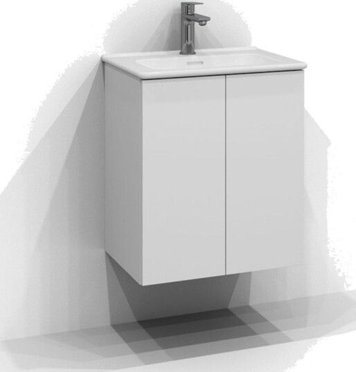 Svedbergs Poem Plan Servantskap Slim D35 med 2 Dører Hvit / 50cm SV-3355113
