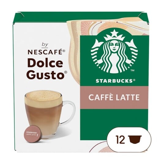Dolce Gusto Starbucks Caffé Latte til Dolce Gusto. 12 kapsler