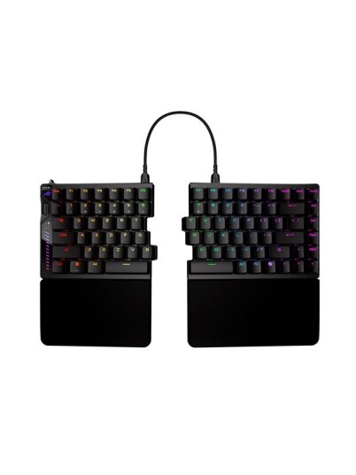 ASUS ROG Falcata 75% Gamingtastatur med RGB Bakgrunnsbelysning Svart ASUS ROG Falcata 75% Gamingtastatur med RGB Bakgrunnsbelysning Svart
