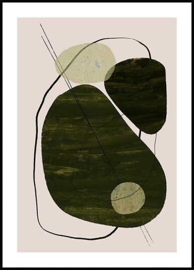 Earthy Abstraction Plakat Plakat / 30x40cm
