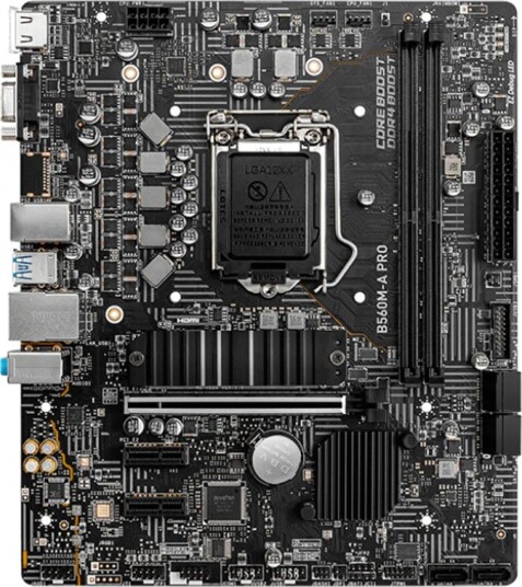 MSI B560M A PRO Intel LGA1200 DDR4 Micro ATX