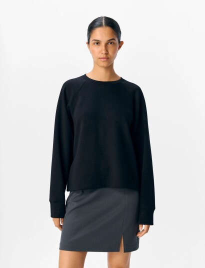 Object Objandrea Re L/S Sweatshirt Noos   Black   S