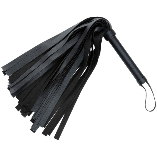 Obaie Imitert Skinn Flogger 51 cm     - Svart