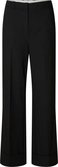 Selected Femme Dame Bukser Svart S,
