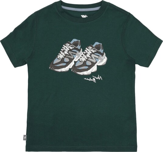 New Balance 9060 Graphic Collage Tee   Green   140
