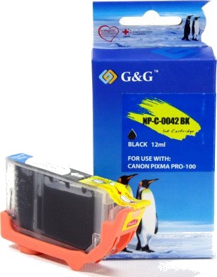 G&G Blekk Kompatibelt Med Canon Cli 42Bk/6384B001 Svart