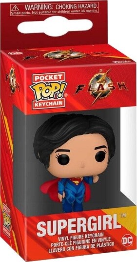 Northix Flash og Supergirl Pocket POP nøkkelring samleobjekt