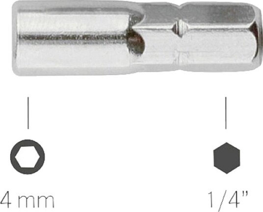 Bernstein Bitholder For Elektronikk 4-566, 25 Mm, 1/4 (6,3 Mm) Bernstein Bitholder For Elektronikk 4-566, 25 Mm, 1/4 (6,3 Mm)