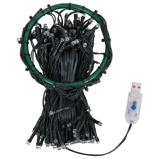 vidaXL Nettlys for jultre med 250 LED kaldhvit 250 cm vidaXL Nettlys for jultre med 250 LED kaldhvit 250 cm