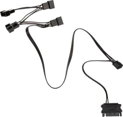 Kolink 1-to-4 PWM Fan Splitter Cable 35cm Black PGW-AC-KOL-113