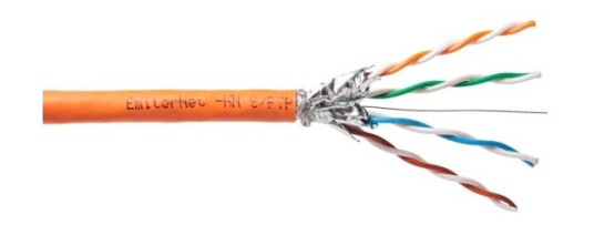 Emitter Net Sftp (S/Ftp) Cat.7 1000Mhz Cable 4X2x23awg Wire Lszh-Fr