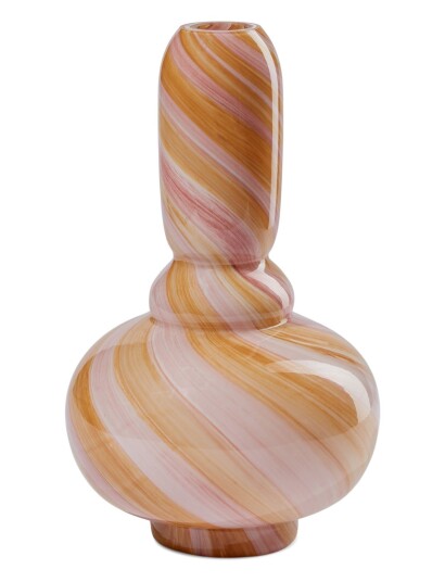 Eden Twirl Vase Pink Outcast H32CM