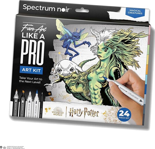 Spectrum Noir Illustrasjonssett Harry Potter Magiske Vesener