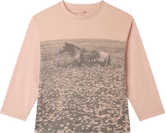 Stella McCartney Kids Genser Rosa m. Hest Stella McCartney Kids 6 år 116 Genser