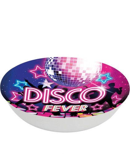 Fiestas Guirca Disco Fever Bolle Skål i Hardplast 32 cm