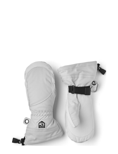 Hestra Heli Ski Female - Mitt Khaki/Offwhite - Grey - 9
