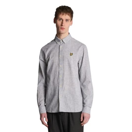 Lyle & Scott Herre Skjorter Blå L, Lyle & Scott Herre Skjorter Blå L,