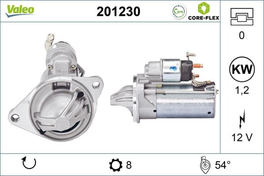 VALEO 201230 Starter VALEO 201230 Starter