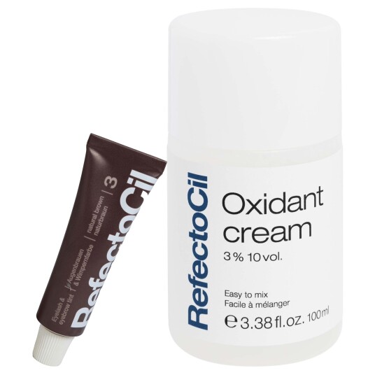 RefectoCil Bundle Eyelash & Eyebrow Tint 3 Natural Brown & Oxidant 3%