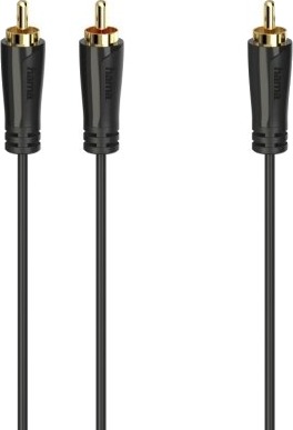 Hama 00205097 Rca Hankjønn 2 X Rca Hankjønn 5 M Svart