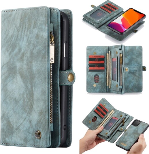 CaseMe Vintage 2-in-1 (iPhone 11 Pro Max) Blågrønn