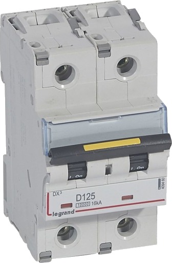 Legrand DX³ MCB automatsikring D125 2P 3M 10/16kA
