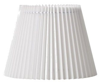 Plisse Skjerm Emma Villa Side 16 Cm Hvit