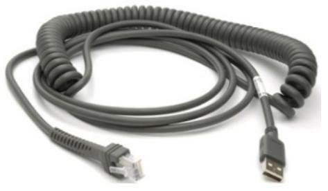 ZEBRA CABLE - SHIELDED USB: SERIES A CONNECTOR 15FT. 4.6M COILED ZEBRA CABLE - SHIELDED USB: SERIES A CONNECTOR 15FT. 4.6M COILED
