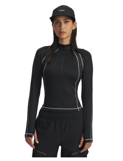 Under Armour Ua Coldgear Novelty 1/2 Zip - Black - XXL