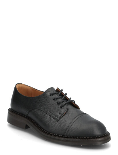 Selected Slhotis Leather Toe-Cap Shoe - Black - 42