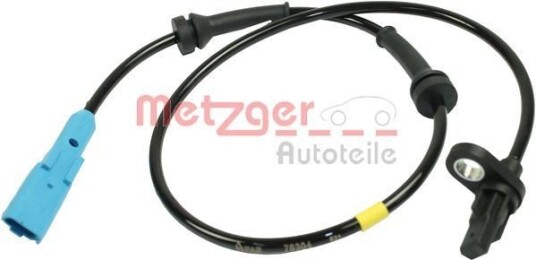 Sensor, ABS METZGER 0900922