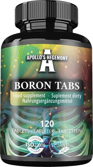 Boron tabletter – 3 mg per ½ tablett (240 porsjoner)