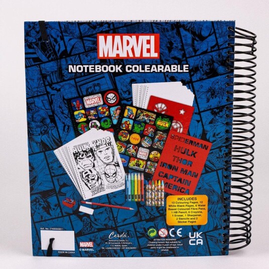 Marvel FarvelÃ¦gningsbok for Barn   Inkl. Klistremerker og Tusjer