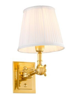 Wentworth vegglampe gull/hvit Wentworth vegglampe gull/hvit