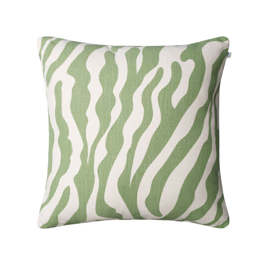 Chhatwal & Jonsson Zebra Outdoor pute, 50 x 50 Sage/off-white, 50 cm