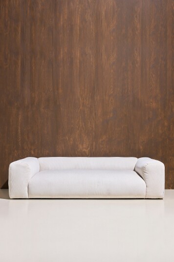 Jotex 3seters Sofa Polyester/Kryssfiner/Polyeterskum Offwhite manchester Wenju 1747299010