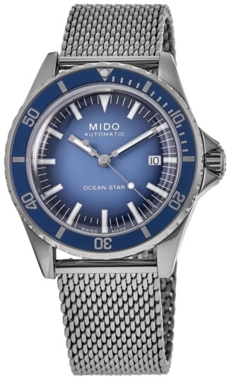 Mido Herreklokke M026.807.11.041.01 Ocean Star Blå/Stål Ø40.5 mm