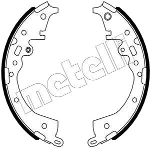 Bremsesko sett METELLI 53-0689