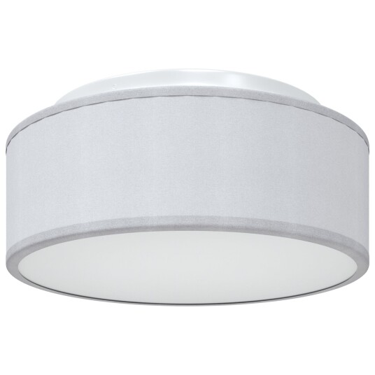  Taklampe Grå 30 X 13.5cm Stoff