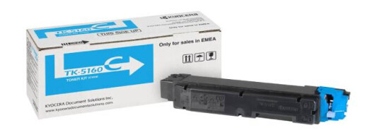 Kyocera TK-5160 C lasertoner - 1T02NTCNL0 Original - Cyan 12000 sider Kyocera TK-5160 C lasertoner - 1T02NTCNL0 Original - Cyan 12000 sider