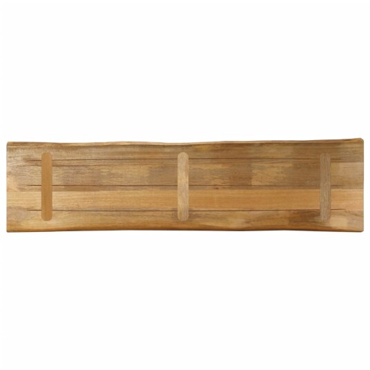 Bordplate naturlig kant 180x40x3,8 cm grovt heltre mangotre 370689