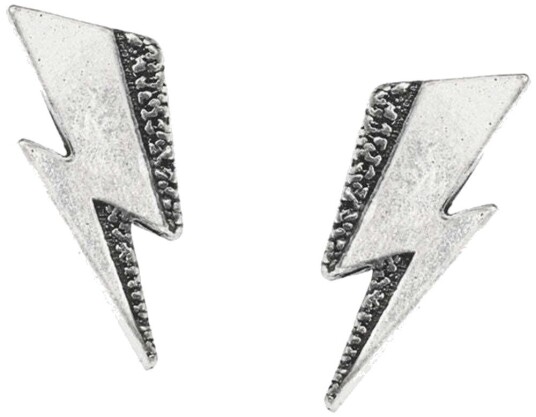 Alchemy David Bowie Flash Stud Earrings Hand Made Fine English Pewter 83955194