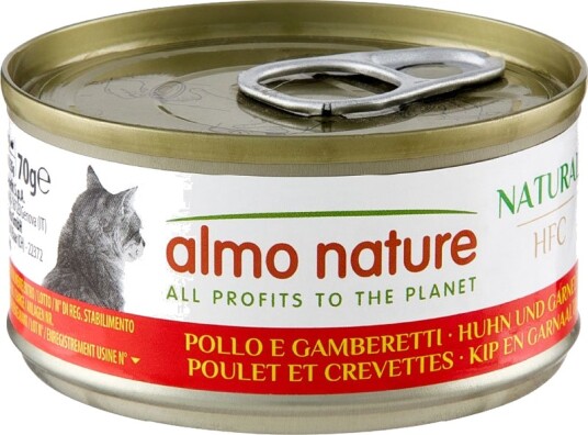 Almo Nature Våtfôr Hfc Natural & Reker Kylling 70G 6 X 70 G