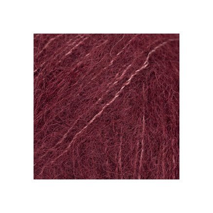 DROPS Brushed Alpaca Silk Garn Unicolor 44 Plum Wine