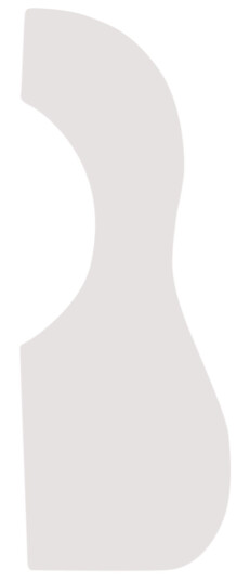 D'Andrea Acoustic Guitar Large Pickguard Clear