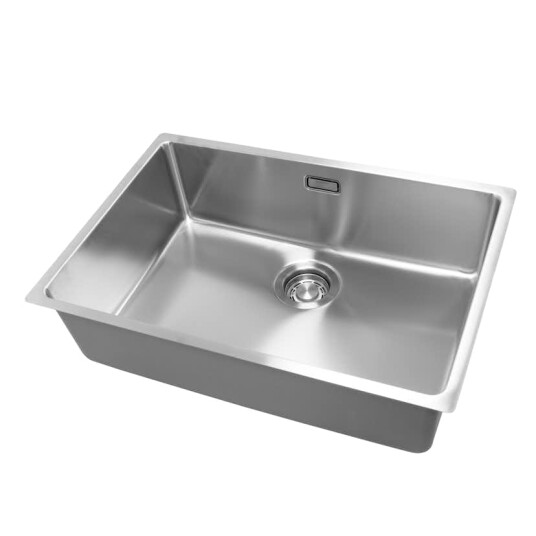 Kjøkkenvask Strand Stainless STX60 E Pressad Enkelvask for Underliming Kjøkkenvask Strand Stainless STX60 E Pressad Enkelvask for Underliming